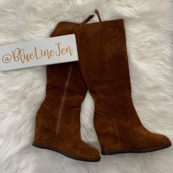 Johnston & Murphy Shoes - Johnston & Murphy Rebecca Suede Wedge Boots